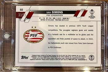 Amazon.co.jp: toppsサッカーカード シャビシモンズ PSV 75枚